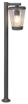 Vabalt seisev v&auml;lisvalgusti Trio Cavado 411060142, 40W, E27, IP44, antratsiit v., 16 cm x 100 cm