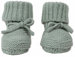 Laste sussid, klassikaline, imikutele Lodger Slipper Knit Silk, roheline, 0-6 mėn.