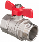 Ventiil Invena ZK-04-020-L, kuul, veev&auml;rgile, radiaatorile, 3/4 tolli - v&auml;liskeere, 3/4 tolli - sisekeere