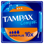 H&uuml;gieenilised tampoonid Tampax Compak Super Plus, 16 tk