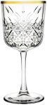 Veiniklaaside komplekt Pasabahce Timeless Gold, klaas, 0.330 l, 4 tk