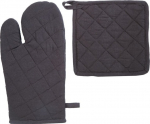 Ahju pajakinnaste ja potihoidjate komplekt Atmosphera 131515L, 30 cm x 16 cm, tumehall v., 2 tk