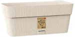 Lillekast Stefanplast Ethica 68200, plastik, 30 cm x 13 cm, valge v.