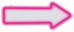 Dekoratsioon "Nool&lsquo;' Manta Style Neon Lights LED-valgustusega, 16.8 cm, roosa v.