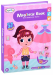 Magnetraamat - pusle Color Day Girls Costume Game, roosa v., 51 tk