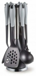 K&ouml;&ouml;giriistade komplekt, koos statiiviga Kamille KM-5229, 36.6 cm, must v./hall v., 7 tk