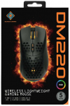 Juhtmevaba m&auml;nguhiir Deltaco DM220 (GAM-120), 2.4ghz wireless / usb, must v.