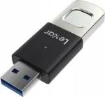 USB m&auml;lupulk Lexar JumpDrive Fingerprint F35Pro, must v./h&otilde;be v., 64 GB