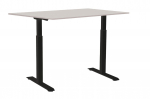 Kirjutuslaud reguleeritava k&otilde;rgusega Sun-Flex EasyDesk Adapt III, must v./hall v.