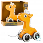 T&otilde;mmatav m&auml;nguasi, kaelkirjak Lean Toys Animal, 15 cm, kollane