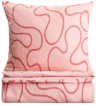 Voodipesukomplekt Homla Ec Fleur 243322, roosa, 200 x 220 cm