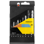 Puuride komplekt Stanley STA56000-QZ, metall/m&uuml;&uuml;ritis, hss, silindriline, 3-8 mm x 12 cm