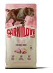 Kuiv koeratoit Carnilove True Fresh, kalkun, 12 kg