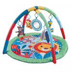 Tegevusmatt BabyTrold Animals, 82 cm x 82 cm, roheline v./mitmev&auml;rviline