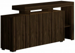Konsoollaud Kalune Design Beliz, p&auml;hklipuu v./pruun v., 35 cm x 170 cm x 80 cm