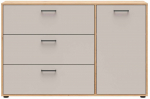 Kummut Hinton, pruun v./artisan oak, 86.8 cm x 134 cm x 38 cm