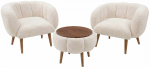 M&ouml;&ouml;blikomplekt Hanah Home Lotus Wellsoft, sise, pruun v./beež v.