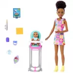 Kahjustatud pakendiga toode. Nukk aksessuaaridega Mattel Barbie Skipper Babysitters Inc HTK34, 29 cm, mitmev&auml;rviline