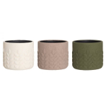 Lillepott 4Living 645559, tsement, roheline v./roosa v./hall v.
