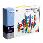 Magnetkonstruktor Woopie 3D Ball Track, 113 tk, mitmev&auml;rviline