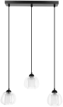 Valgusti lagi Candellux Lighting Valeria 33-58225, E27, 3 x 40 W, l&auml;bipaistev v. / must v.