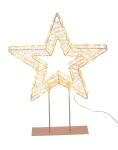 Dekoratsioon "T&auml;rn" LED-valgustusega, 37 cm,