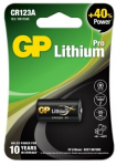 Patareid GP Lithium, CR123A, 3 V
