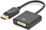 Adapter Assmann Displayport / DVI-I AK-340401-001-S Display port 1.2, DVI-I female, 0.15 m, must v.