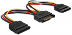 Juhe Delock SATA / SATA HDD x2 SATA 15-pin, SATA HDD x 2, 0.15 m