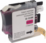 Tindiprinteri kassett Uprint B-123M-UP, punane