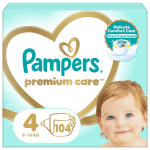M&auml;hkmed Pampers Premium Care, 4 suurus, 9 - 14 kg, 104 tk