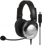 Juhtmega k&otilde;rvaklapid Koss SB45 USB, must v./hall v.