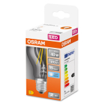 Lambipirn Osram LED, E27, k&uuml;lm valge, E27, 4 W, 470 lm