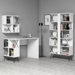 Kontorim&ouml;&ouml;bli komplekt Kalune Design Extra 2, valge v., 167.3 cm x 90 cm x 22 cm