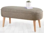 Tumba Hanah Home Lednok 209FLF1196, hele pruun v., 100 cm x 40 cm x 47 cm