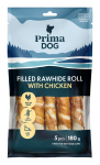 Koeramaius Prima Dog Filled Rawhide Roll, kanaliha, 0.18 kg, 5 tk