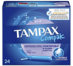 H&uuml;gieenilised tampoonid Tampax Compak, 24 tk