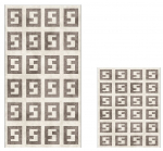 Vannitoamattide komplekt Foutastic 510606, beež, 150 cm x 60 cm