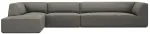 Nurgadiivan Micadoni Home Ruby 5 Seats, tumehall v., vasak, 366 x 180 cm x 69 cm