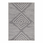 Vaip v&auml;literrassidele Ayyildiz Aruba Striped, valge v./hall v., 340 cm x 240 cm