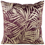 Dekoratiivpadjap&uuml;&uuml;r JQO-05, kuldne/violetne, 45 cm x 45 cm