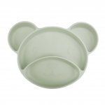 Libisemisvastane plaat Canpol Babies Bear, 6+ kuud, silikoon, roheline