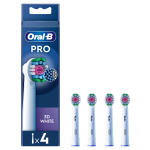 Elektrilise hambaharja otsik Oral-B EB18-4 3D White Pro, 4 tk