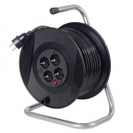 Pikendusjuhe trumlil AS-Schwabe, H05VV-F, 3G1.5, 50 m, IP20, 4 pesa