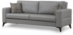 Diivanvoodi Atelier Del Sofa Kristal 3, helehall v., 217 x 90 cm x 86 cm