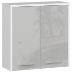 Seina vannitoakapp Akord W60, valge v./h&otilde;be v., 22 cm x 60 cm x 60 cm