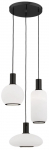 Valgusti rippuv Argon Sagunto Plus 6323, E27, 3 x 15 W, must v.