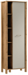Riidekapp Gala Meble Indygo R1D, tamm v./beež v., 66 cm x 37 cm x 199.5 cm
