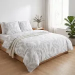 Voodipesukomplekt Domoletti Aveline D-017, hall v., 50 x 70 cm, 200 x 220 cm, 3 os.