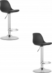 Toolide komplekt Leobert Hoga, must v./kroom v., 33 cm x 37 cm x 81 - 102 cm, 2 tk